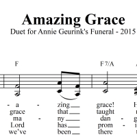 Amazing Grace - Vocal Duet & Lead Sheet - FREE DOWNLOAD