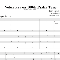 Voluntary on 100th Psalm Tune - Purcell - Brass Sextet