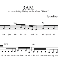 3AM - Halsey - Lead Sheet