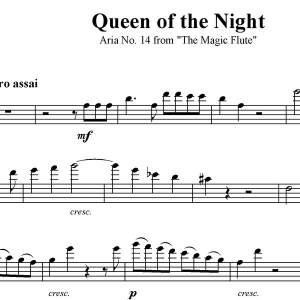 Queen of the Night - Aria - Trombone Solo with Piano Acc.