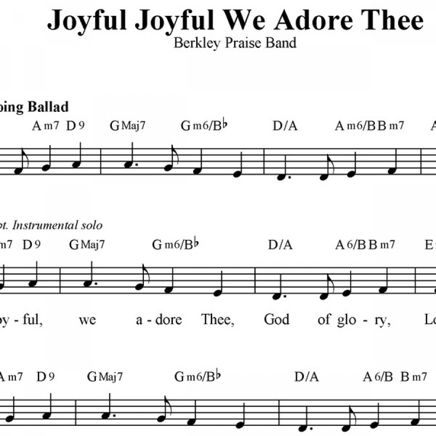Joyful Joyful We Adore Thee - Worship/Praise Ensemble: Vocal/Rhythm with Horns joyful-joyful-we-adore-thee-worship-praise-ensemble-vocal-rhythm-with-horns