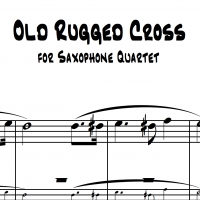 Old Rugged Cross - Saxophone Quartet