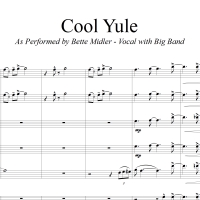 Cool Yule - Bette Midler Vocal (in D) with Big Band Accompaniment