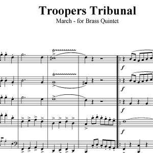 Trooper&#039;s Tribunal March - Brass Quintet
