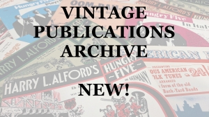 New Resource: Vintage Hungry Five Band Publications Archive