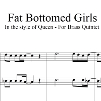 Fat Bottomed Girls - Queen - Brass Quintet