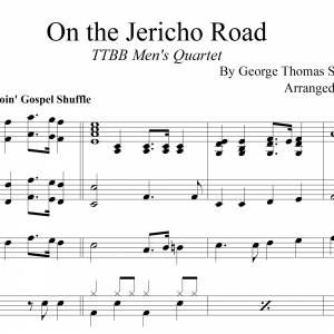 On The Jericho Road - TTBB Men&#039;s Quartet &amp; Rhythm